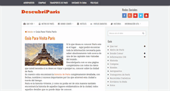 Desktop Screenshot of descubriparis.com